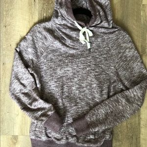 Cowl Neck knit hoodie